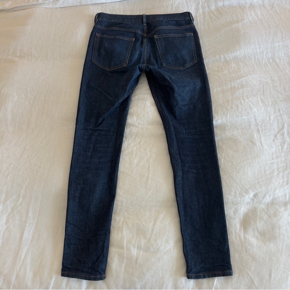 EVERLANE Men’s Dark Denim Blue Skinny Jeans 32 waist 32 length - Picture 7 of 10